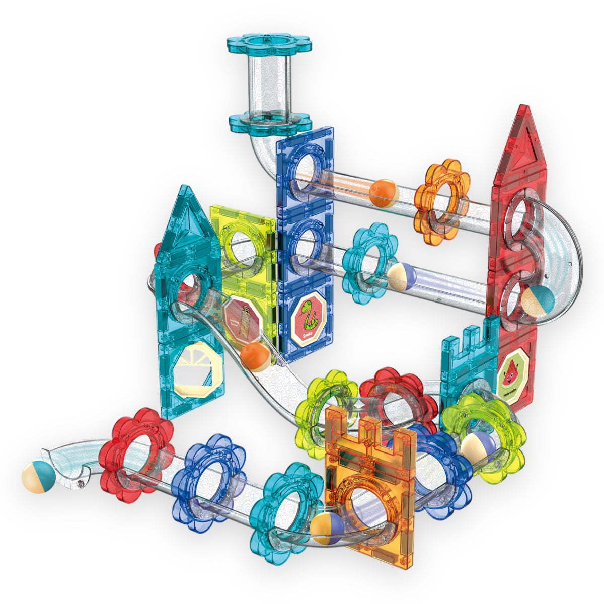 Magic Marble Run - DIY Magnet Building Blocks - STEM Toys for Children ...