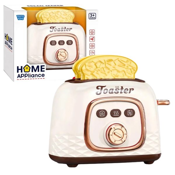 Mini Toaster Playset Toy - Pretend Play Set - Kitchen Appliances ...