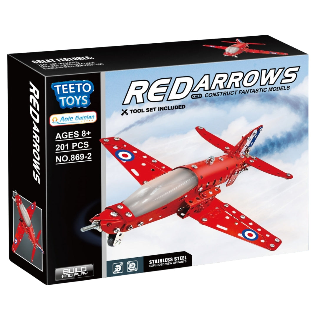 METAL BUILDING BLOCK ASSEMBLED AIRLINER 201 PCS – Avalanche Industries