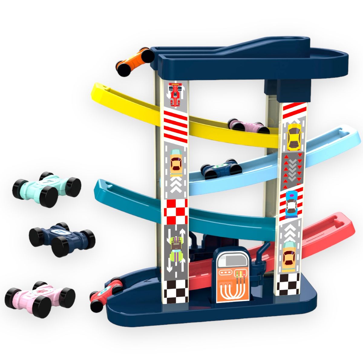 21-Piece Car Ramp Track Toy Set - Slot Car Toys for Children ...