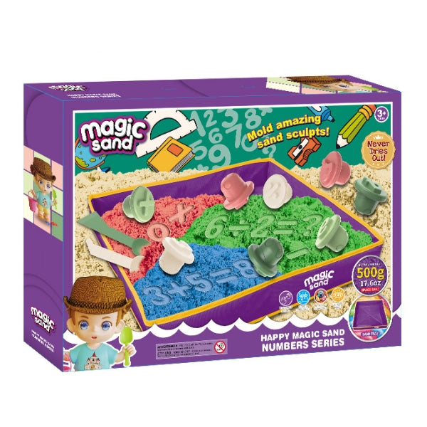 Magic Sand Math & Numbers Dough Set - Sesnory Putty Toys for Toddlers ...